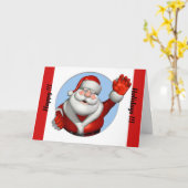 クリスマスカード カード (黄色い花)