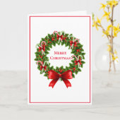 クリスマスカード カード (黄色い花)