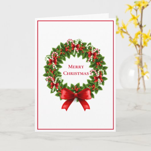 クリスマスカード カード (黄色い花)