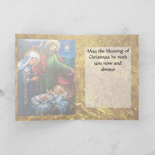 クリスマスカード カード (内部)