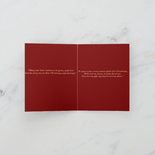 クリスマスカード カード (内部)