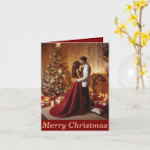 クリスマスカード カード (黄色い花)