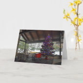 クリスマスカード カード (黄色い花)