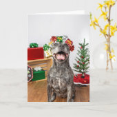 クリスマスカード カード (黄色い花)