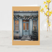 クリスマスカード カード (黄色い花)