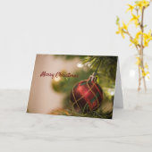 クリスマスカード カード (黄色い花)