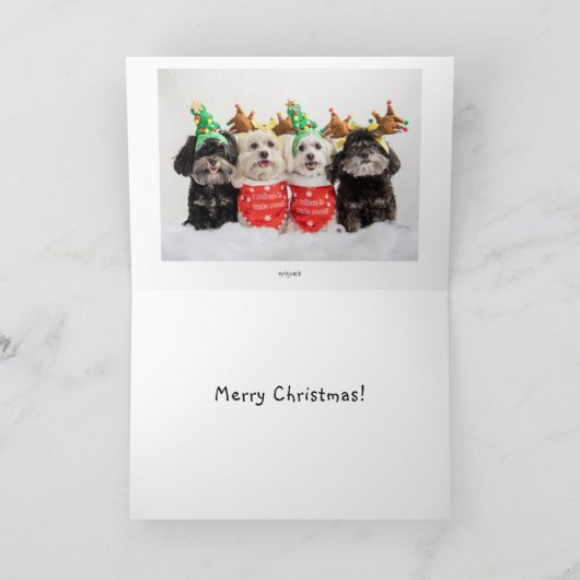 クリスマスカード カード (内部)