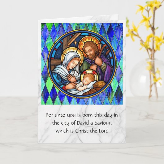 クリスマスカード カード (黄色い花)