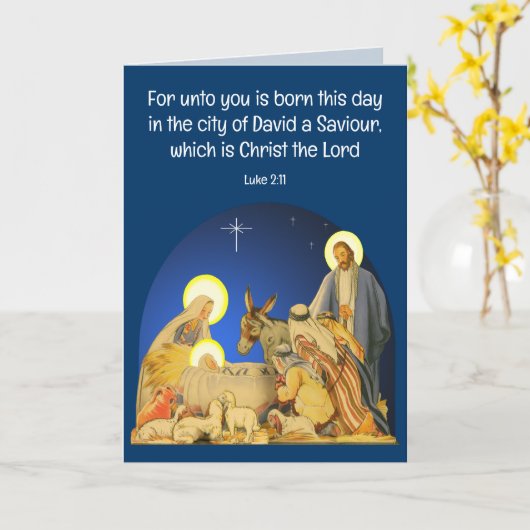 クリスマスカード カード (黄色い花)