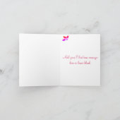 クリスマスカード – ガールフレンド、妻、夫人、または彼女の名前 カード (内部)