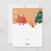 クリスマスカード – ギフトマウンテン (裏面)