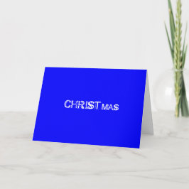 クリスマスカード – クリスマスからキリストを取り出してはいけない