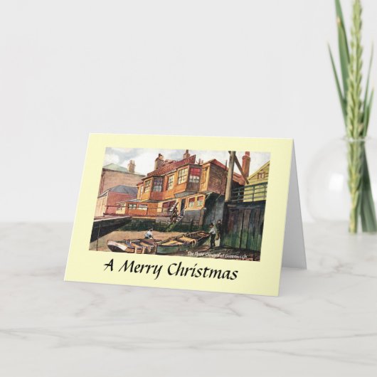 クリスマスカード – グリニッジ，ロンドン (正面)