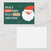 クリスマスカード（グリーティングカード） ノートカード (正面/裏面)
