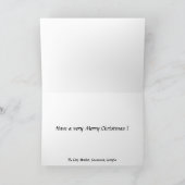 クリスマスカード-サバンナ、ジョージア シーズンカード (内部)