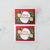 クリスマスカード サンキューカード (内部)