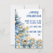 クリスマスカード サンキューカード (正面)