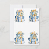 クリスマスカード サンキューカード (裏面)