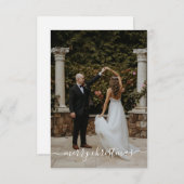 クリスマスカード サンキューカード (正面/裏面)