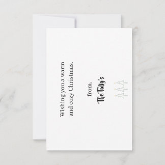 クリスマスカード サンキューカード