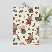 クリスマスカード サンキューカード (スタンド正面)