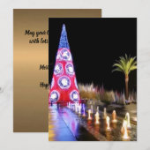 クリスマスカード サンキューカード (正面/裏面)
