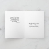 クリスマスカード サンキューカード (内部)