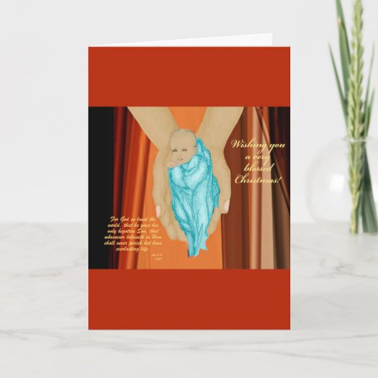 クリスマスカード サンキューカード (正面)