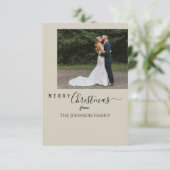 クリスマスカード サンキューカード (スタンド正面)