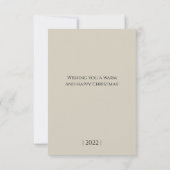 クリスマスカード サンキューカード (裏面)