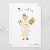 クリスマスカード サンキューカード (正面/裏面)