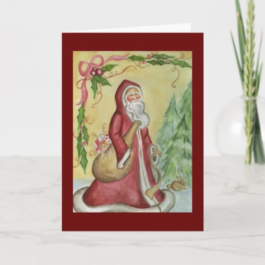 クリスマスカード サンタクロース クリスマスの父 (正面)