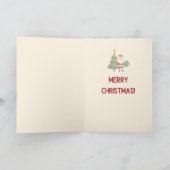 クリスマスカード - サンタ クリスマスカード カード (内部)