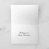 クリスマスカード-シベリアのオオヤマネコ シーズンカード (内部)