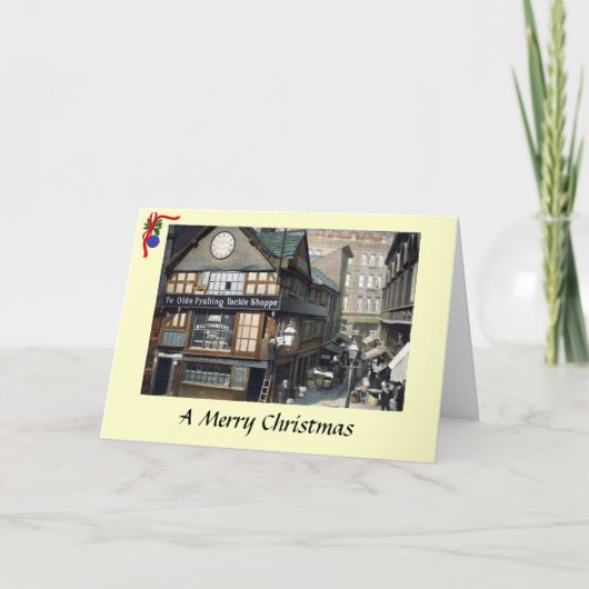 クリスマスカード-シャンブル、マンチェスター シーズンカード (正面)