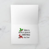 クリスマスカード（シュナウザー） シーズンカード (内部)