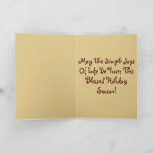 クリスマスカード: シンプルな喜びアニー シーズンカード (内部)