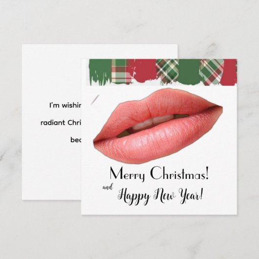 クリスマスカード！ シーズンカード (正面/裏面)