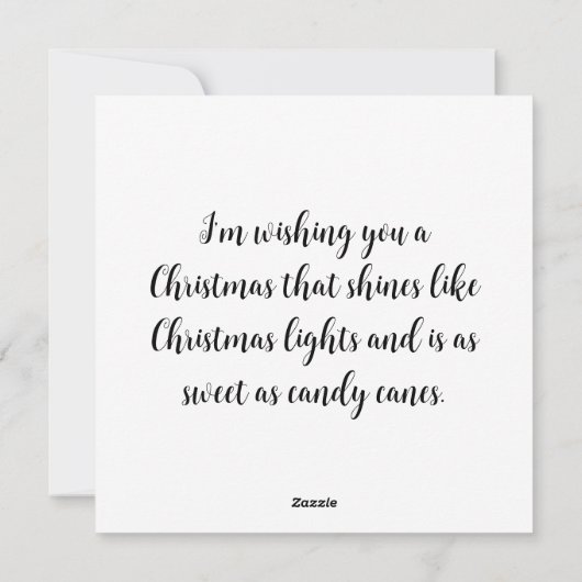 クリスマスカード！ シーズンカード (裏面)