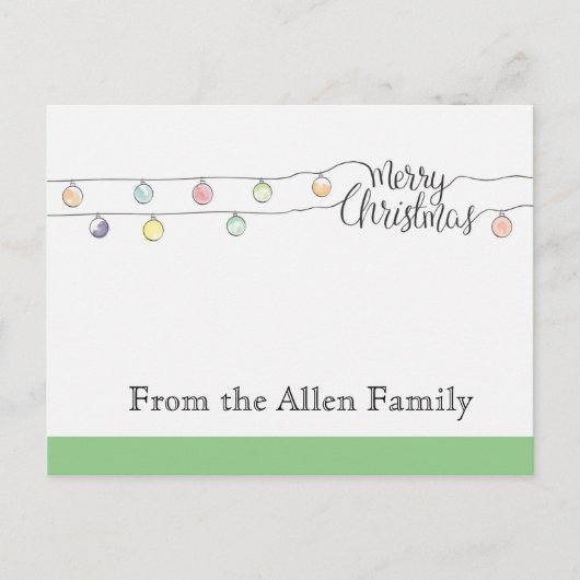 クリスマスカード シーズンポストカード (正面)