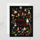 クリスマスカード シーズンポストカード (正面/裏面)