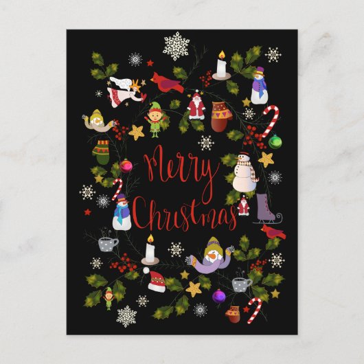 クリスマスカード シーズンポストカード (正面)