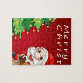 クリスマスカード ジグソーパズル (横)