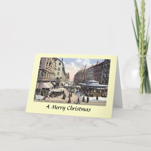クリスマスカード – ジュネーブ,スイス (正面)