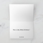 クリスマスカード – スコッチコリー (内部)