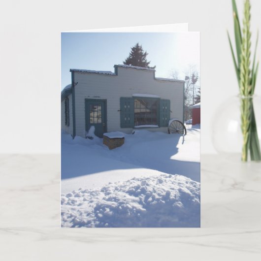 クリスマスカード「ソープメーカー」 カード (正面)