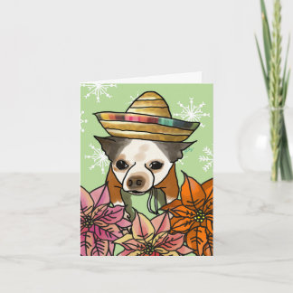 クリスマスカード、チワワミックス シーズンカード