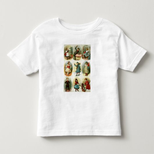 クリスマスカード トドラーTシャツ (正面)