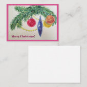 クリスマスカード ノートカード (正面/裏面)