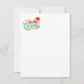 クリスマスカード ノートカード (裏面)